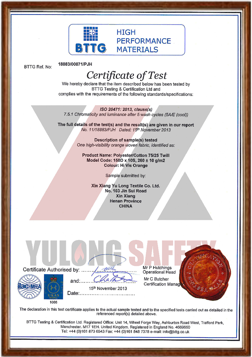 Certificate-of-ISO-20471-Hi-Vis-orange-fabric